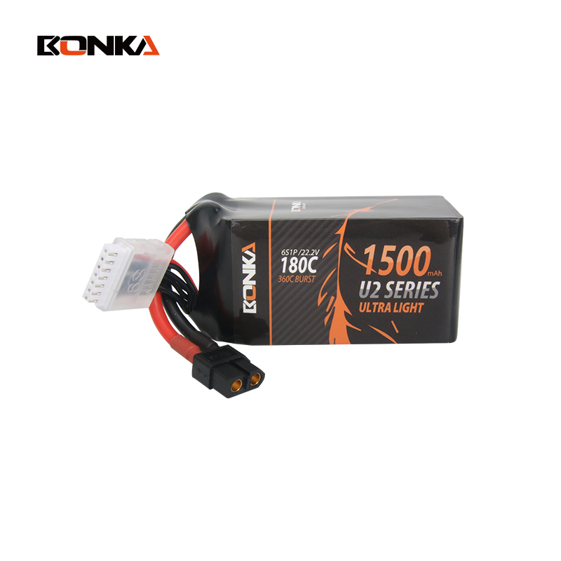 BONKA FPV 1500mAh 180C 6S Ultra Series Racing LiPo